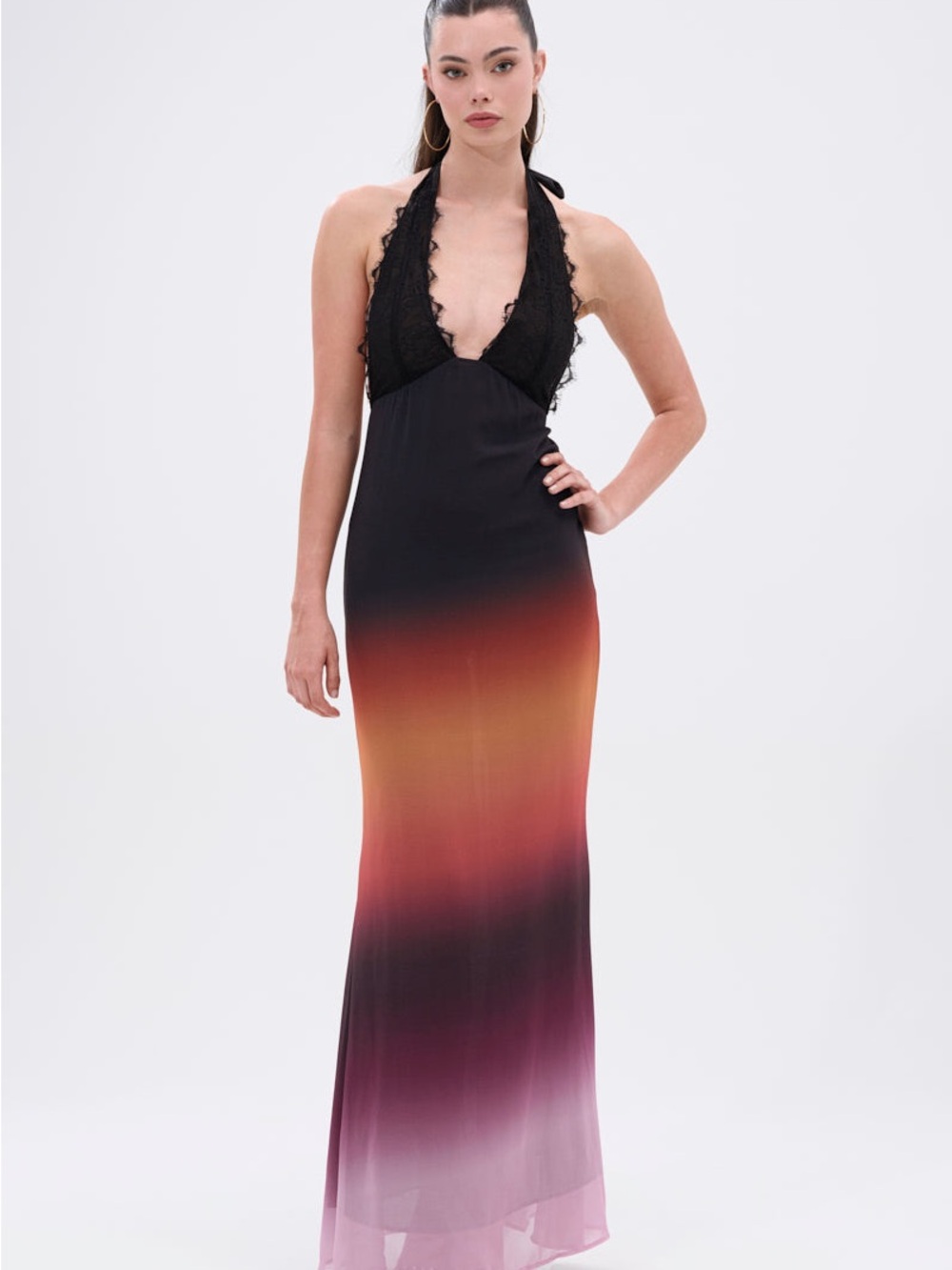 SUNSET DREAMING OMBRE MAXI DRESS